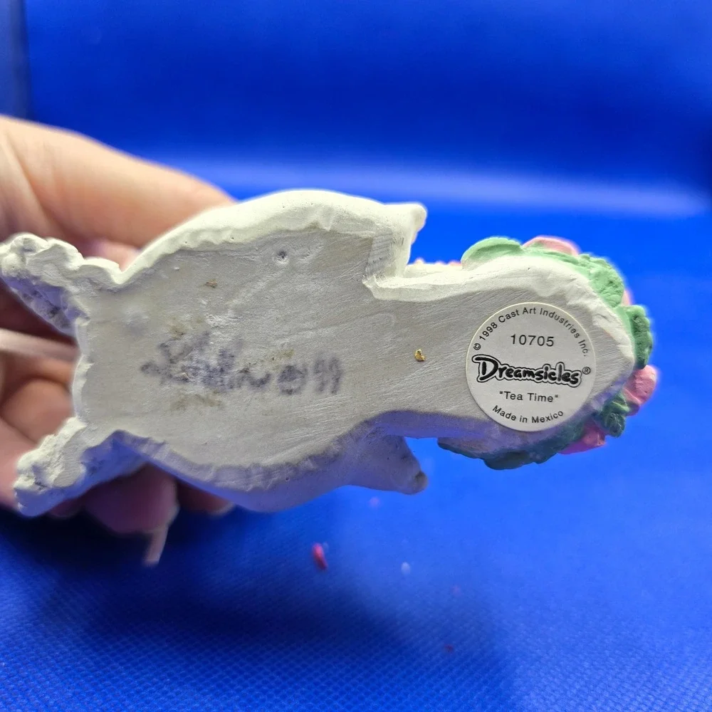Dreamsicles Tea Time Cherub Angel Mom Teapot Figurine 10705 Kristin Haynes 1998